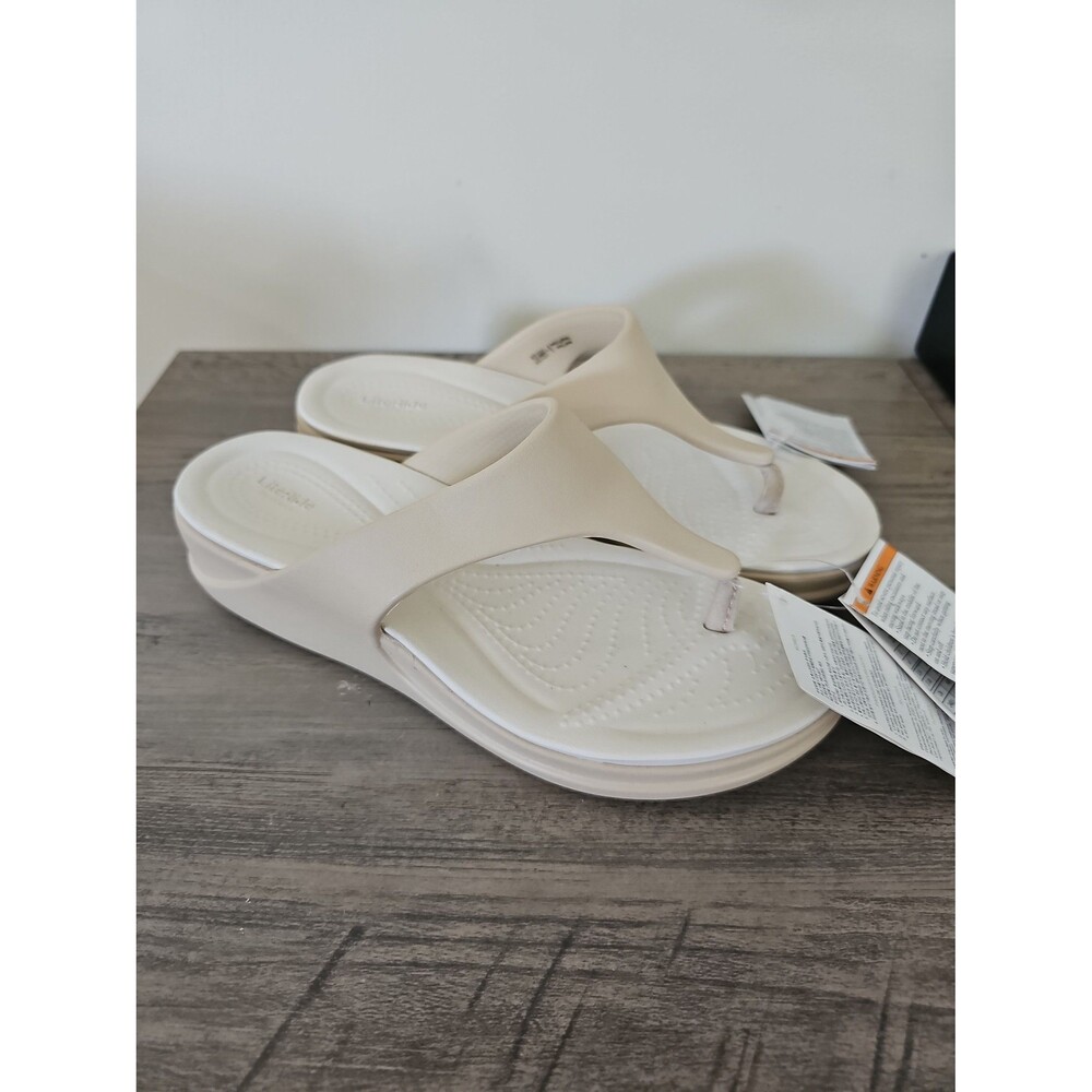 Crocs Sample Clogs NEW Not For Resale Tag Size Women 7 Monterey ll Wedge Flip